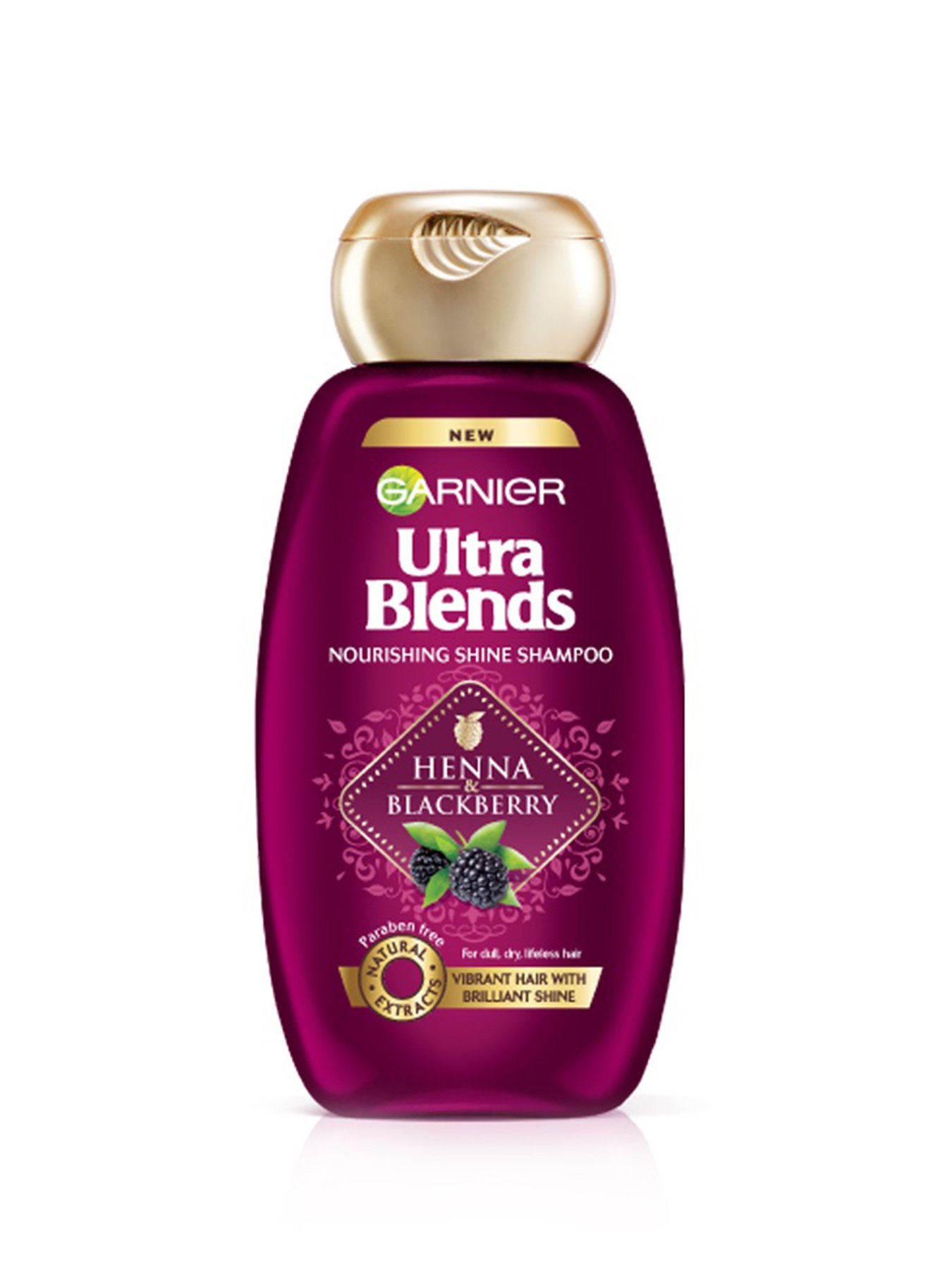 Garnier Ultra Blends Henna and Blackberry Shampoo 360 ml